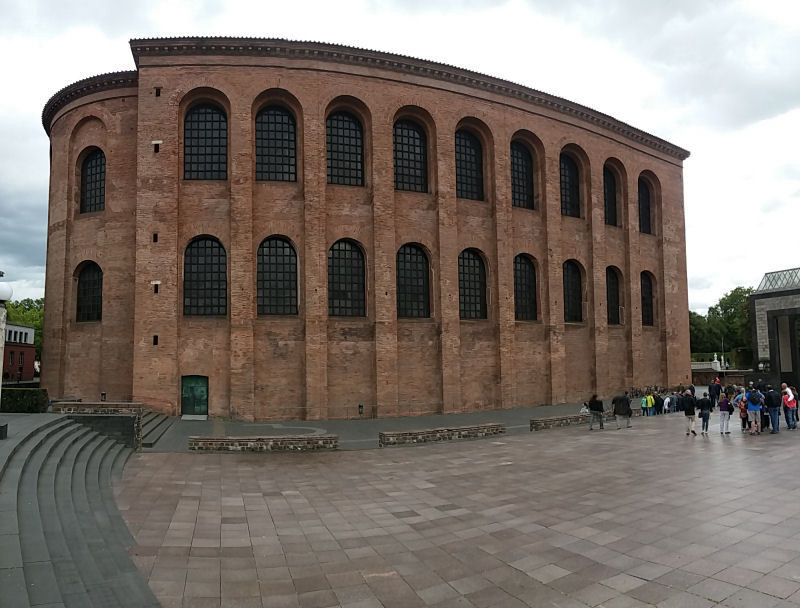 Aula Palatina, the Konstantinbasilika, largest Roman building north of the Alps