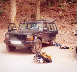 My new dive mobile, Jeep Cherokee 4.0 Ltd with LPG conversion